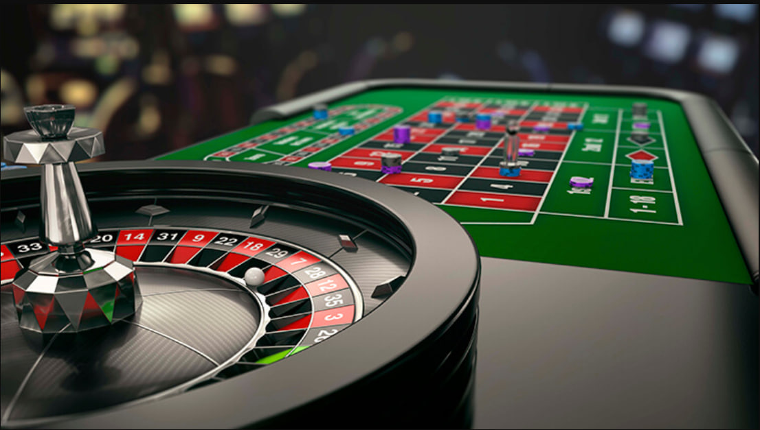 A vibrant shot of an elegant casino floor in Switzerland.